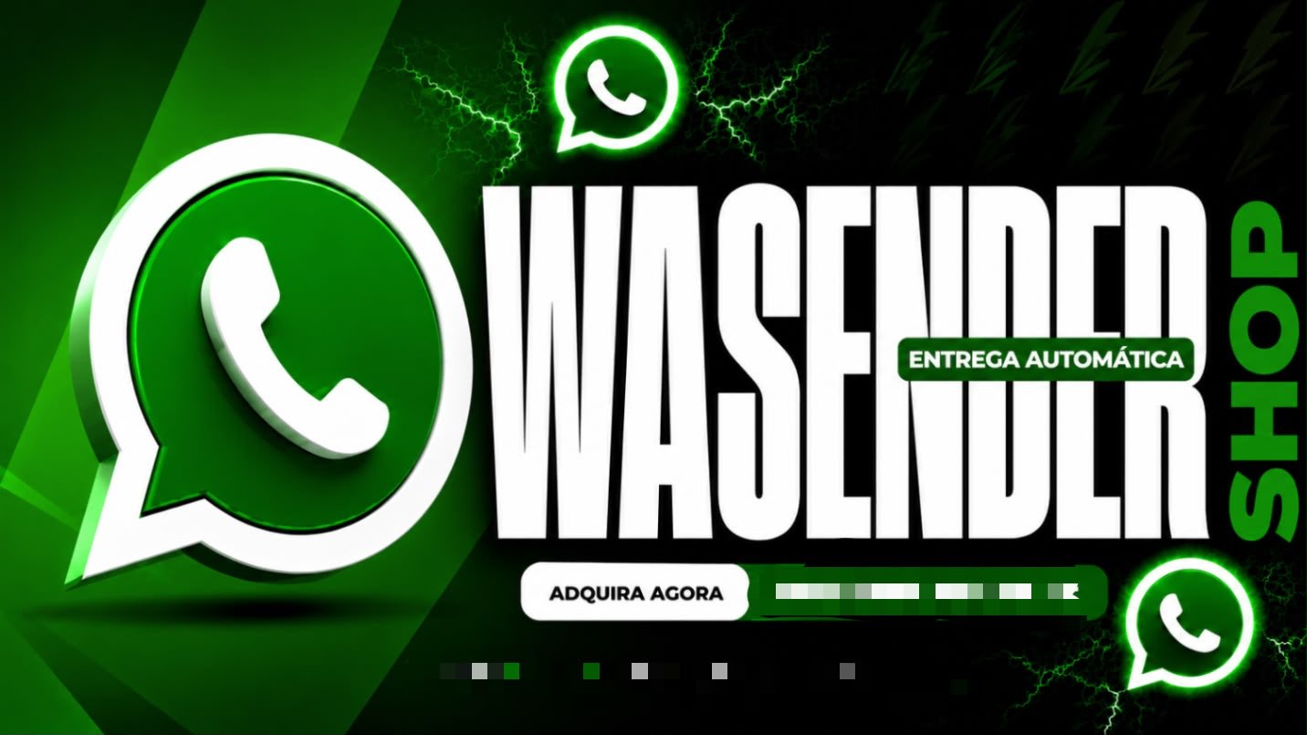 WASENDER 3.6 -DISPARO AUTOMÁTICO NO WHATSAPP + CHAVE DE ATIVAÇÃO