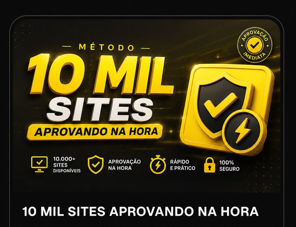 10 MIL SITES APROVANDO NA HORA
